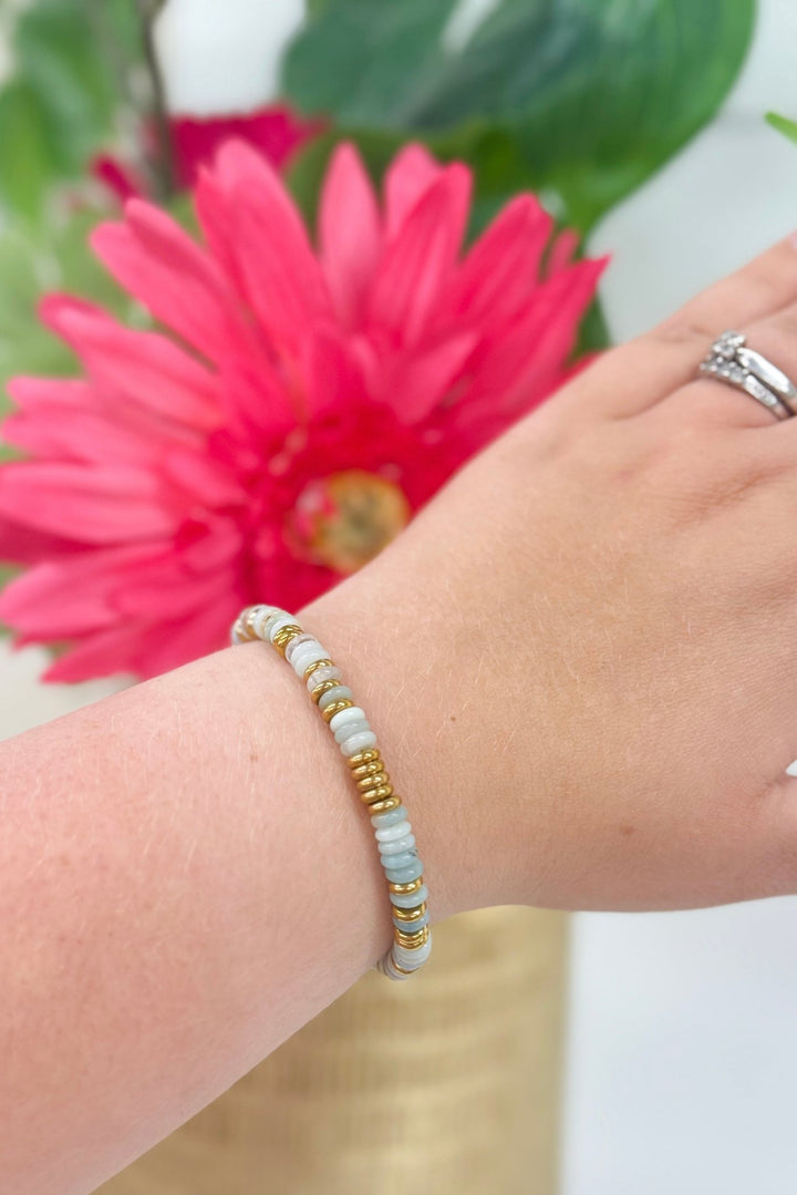 Turquoise Beaded Beach Bracelet - Lavish BoutiqueAccessories