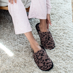 Brown Leopard Slippers