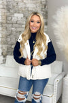 Ivory Zip Up Puffer Vest *Final Sale*