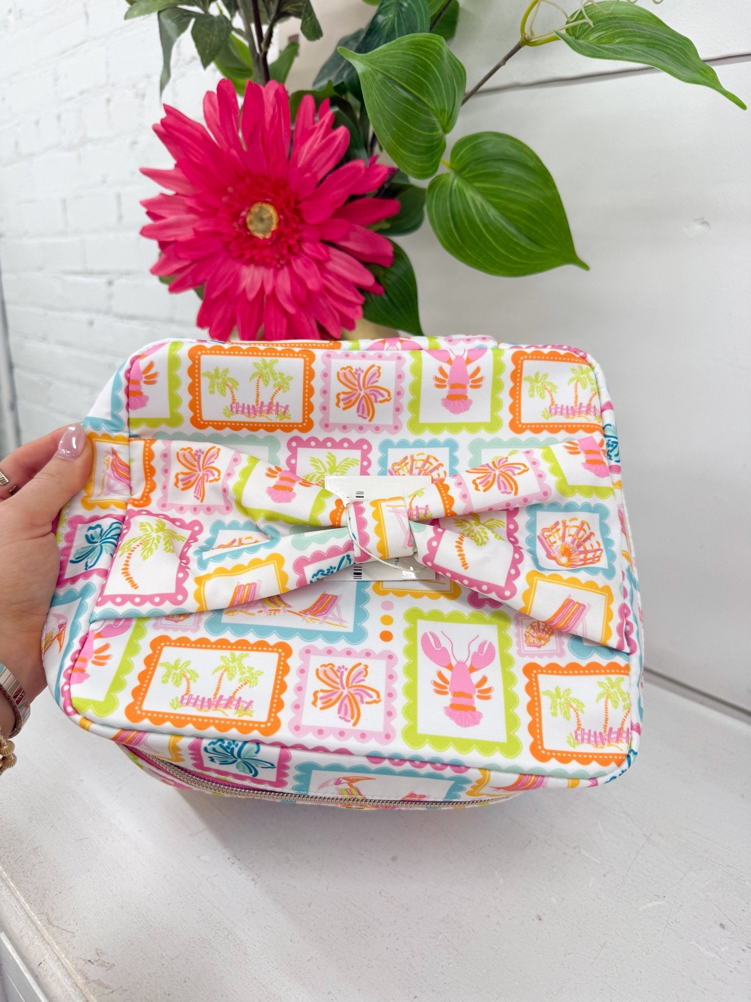 Ultraglam travel case in the Happy Place design