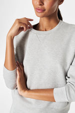 Spanx Light Grey Air Essential Crew Neck