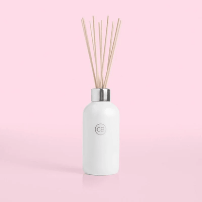 Volcano signature reed diffuser in a white vessel