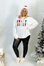 Holly Jolly French Terry Pullover