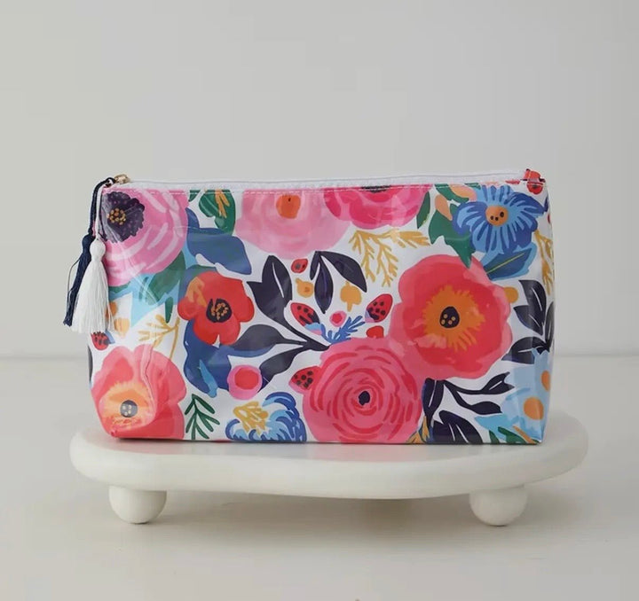 Waterproof Small Cosmetic Bag Bloom Abroad - Lavish Boutique Accessories