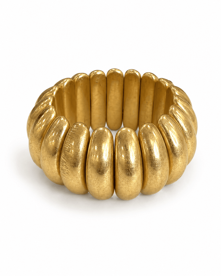Wide & Stretch Metal Bracelet - Lavish Boutique09-JEWELRY