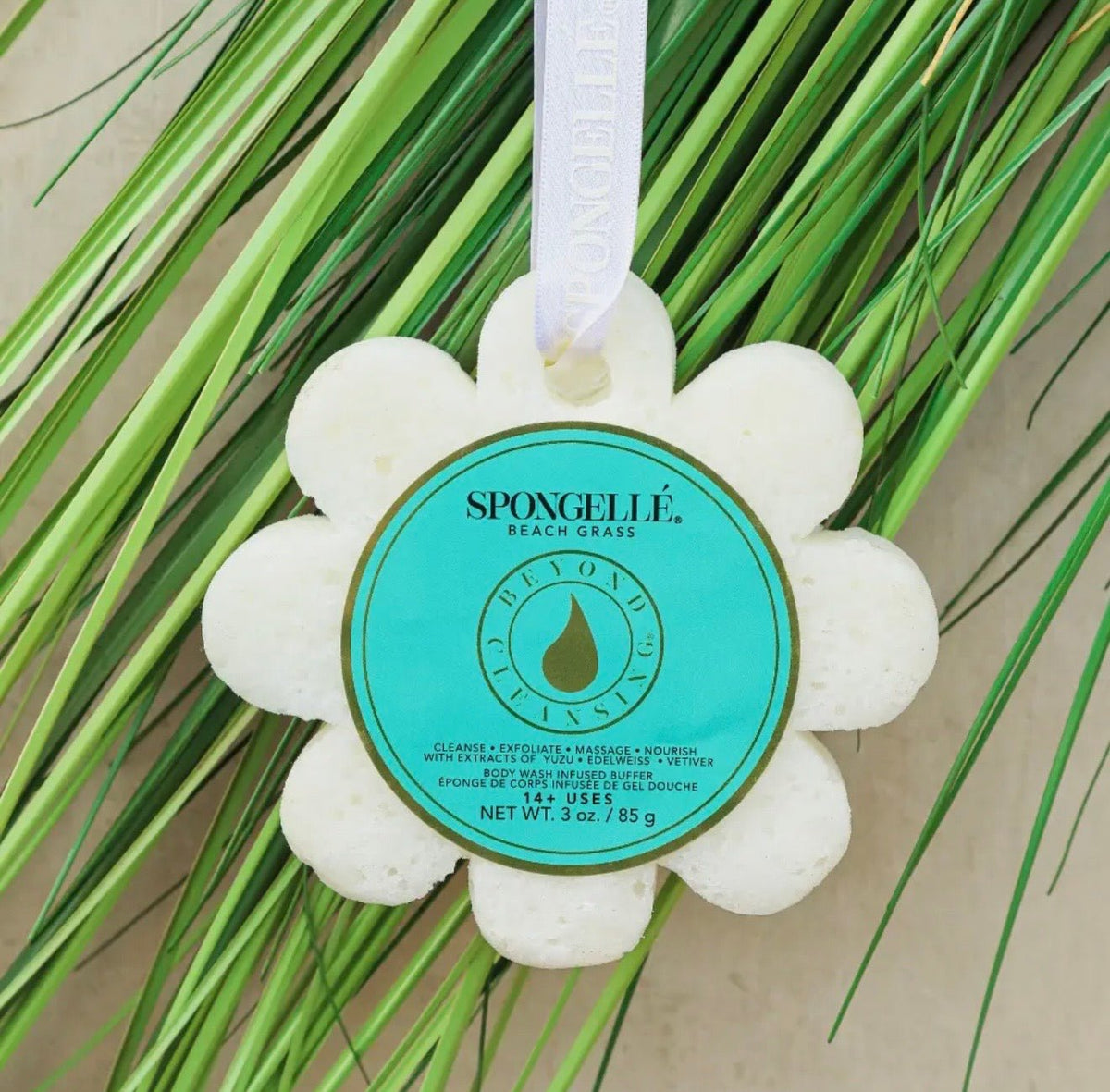 Wild Flower Spongelle body buffer in beach grass