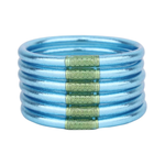 BuDhaGirl Azure All Weather Bangles (Set of 6)