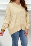 Honey Multicolor Striped Sweater