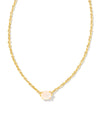 KS Cailin Gld Chmpgn Opal Crystal Necklace