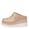 NAKED FEET - COACH in BEIGE Platform Clogs