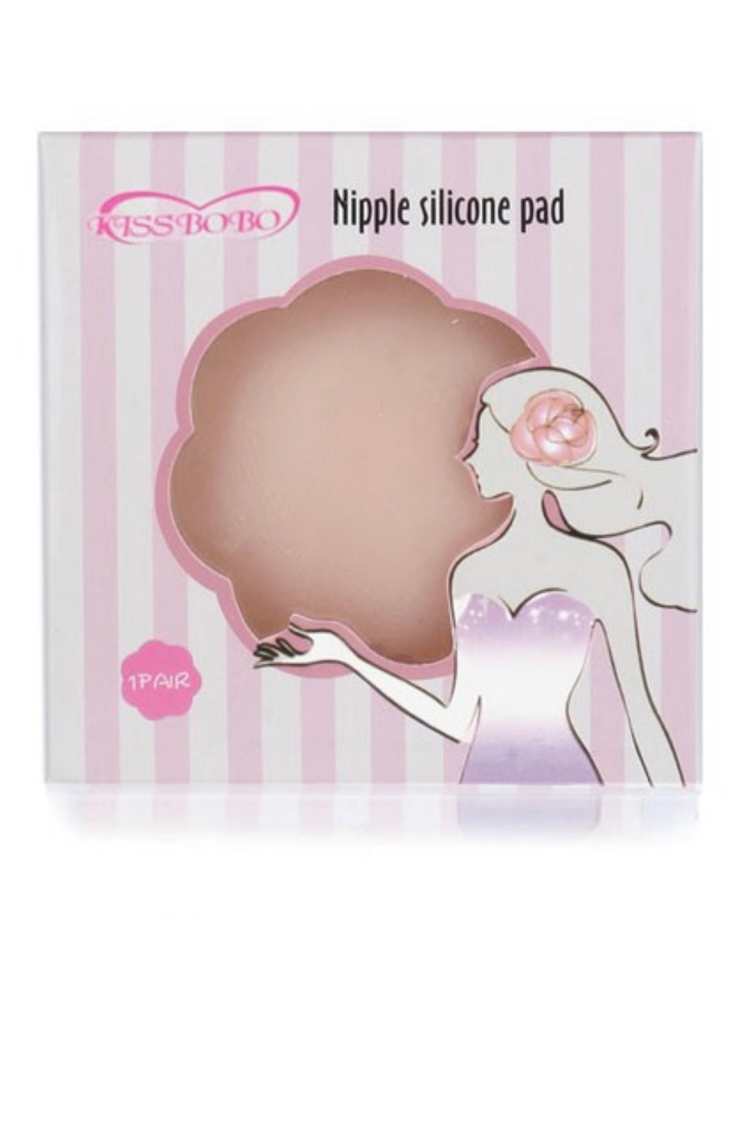 Nude adhesive sticky bra