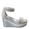 OTBT - STATUS in SILVER Wedge Sandals