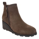 OTBT - STORY in BROWN Wedge Ankle Boots